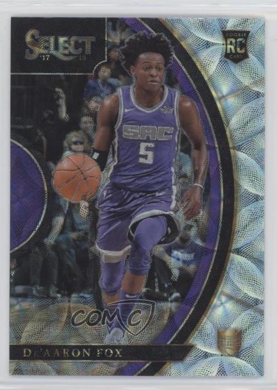 2017-18 Panini Select Concourse Scope Prizm De'Aaron Fox #49 2d0