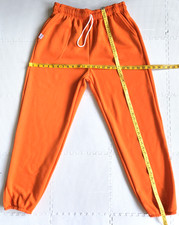 2 Cozy sweatpants for Men/Women, NEW, pockets, Orange size LARGE, MADE IN USA.