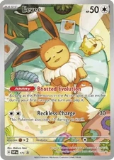 LP Pokemon Eevee - SVP173 - SVP Black Star Promos Lightly Played SV Black Star P
