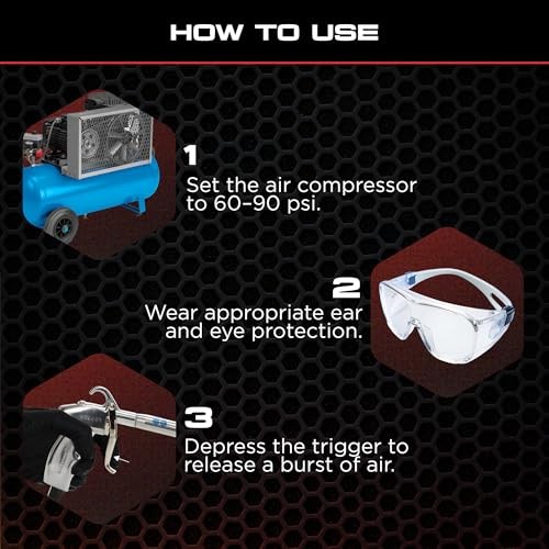  Z-014 Air Blow Out Tool | High-Performance Air Blower for Fast Car Detailing 