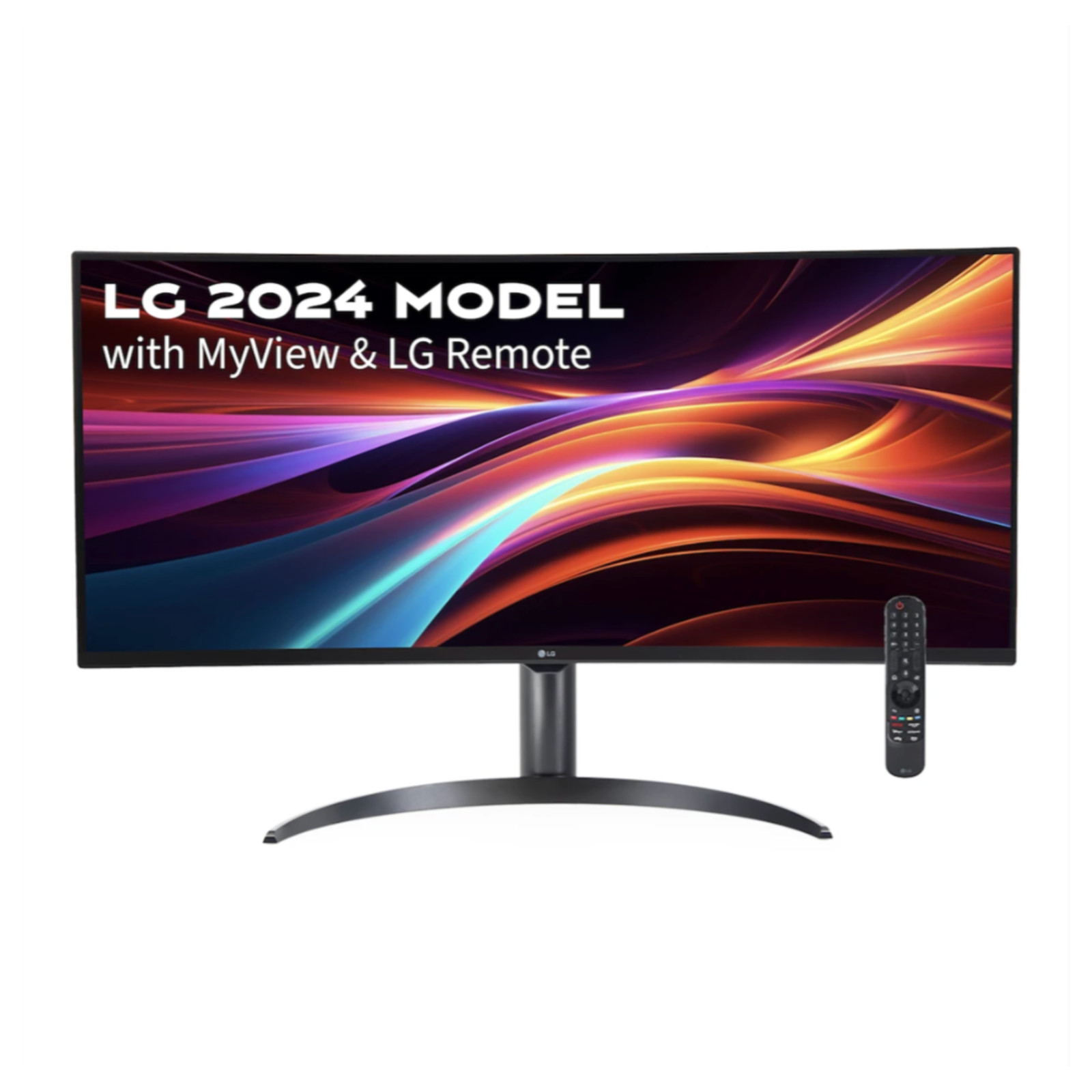 Monitor Curvo Inteligente LG 34" WQHD VA con MyView 100Hz 5ms Negro 34SR65QC-B 2024