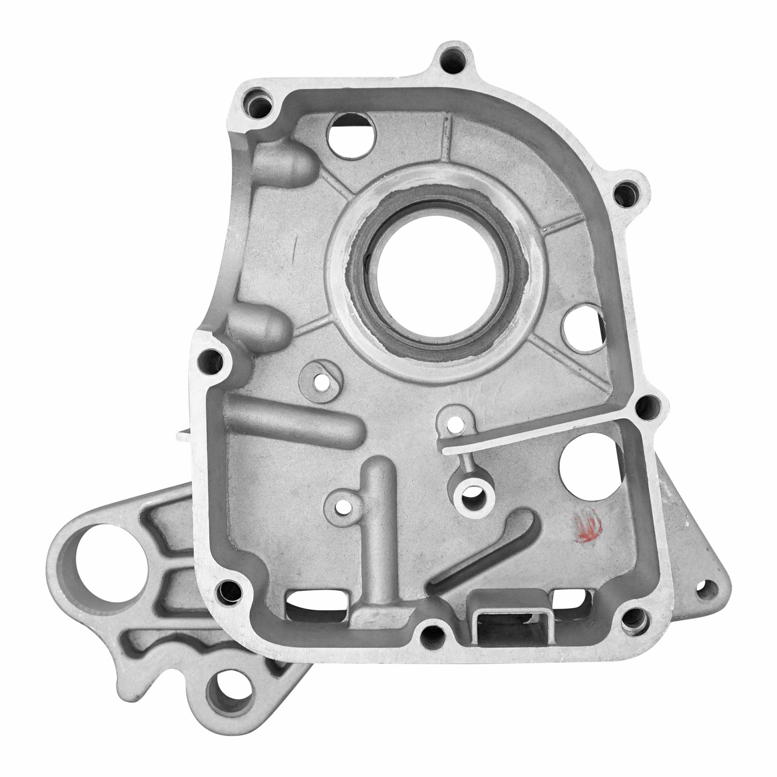 Carter moteur scooter Peugeot 50 Kisbee 4T et Kymco Agility en aluminium noir