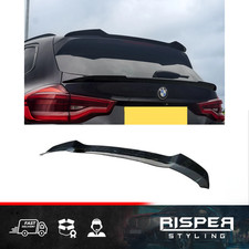 GLOSS BLACK M SPORT REAR WINDOW BOOT SPOILER CAP FOR BMW X3 G01 2018-2021