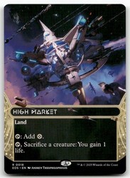 High Market (Borderless) #18 - Edge of Eternities: Stellar Sights MTG Rare
