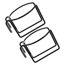  2pcs Shopping Cart Coffee Cup Holder Drink Organizer For Grocery Trolley Milk