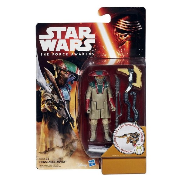"Disney Hasbro B3968 Star Wars Constable Zuvio Action Episode 7 Figur 3.75\" 10Cm"-image