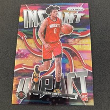 Jalen Green 2021-22 Panini Prizm Instant Impact Rookie #25 NBA Houston Rockets