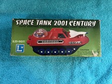 Space Tank 2001 Century Battery Operated Vehicle in Box '70s or '80s 