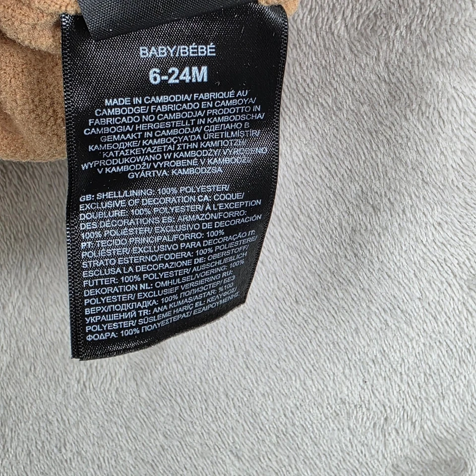 Gorro The North Face Glacier Blanco Vellón Oreja Solapa Bebé 6-24M Invierno Foto 4 de 4