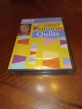 Sewing with Nancy Zieman: Quick Column Quilts DVD 2014 SN2804 SEALED! NEW! 