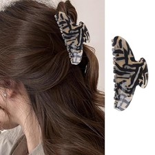 Winter Retro Hair Clips Funky Hair Claw Medium Acrylic Hair Claw Clips color-6