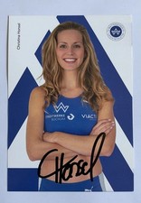 original signed Athletics High Jump Autograph Card Christina Honsel