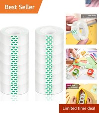 Versatile 12 Rolls Transparent Tape for Office, Crafts Gift Wrapping
