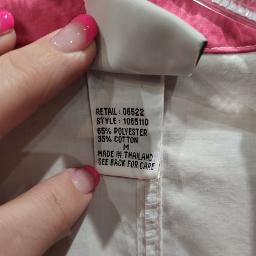 W52- Vintage Koret Francisca 80’s White Pastel Jacket Zipper Front Size M - Picture 4 of 6