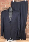 SuitSupply Super 110s Wool Suit Navy Blue Stripe Mens 38L 32x34