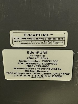 Edenpure Air Purifier Wgep1000 EdenPURE Air Surface Purifier