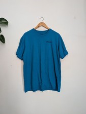 Patagonia Shirt Mens - Blue Organic Cotton Fitzroy Trout Fish T Shirt - Large