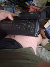 Vintage Sony CCD-FX310 Video 8 Handycam Camcorder Untested With Manual