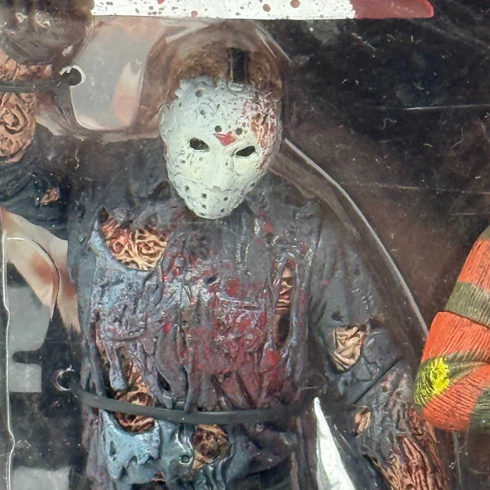 电影疯子 Friday the 13th Freddy Krueger Jason Voorhees 可动人偶套装 — 第 4/4 张图片