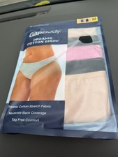 GapBody Women  s Organic Cotton Bikini Panties 5-Pack, Medium