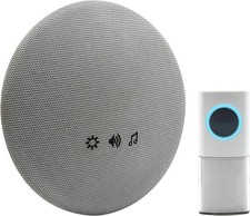 Uni-Com Extra Loud Wireless Door Chime – Portable Doorbell, 98dB Output, Exte