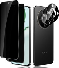 Privacy Glass Screen Protector+Camera For Honor Magic 7 8 Lite Pro Black