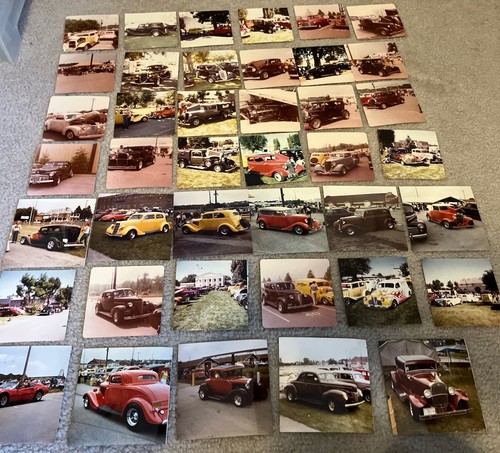 Vintage Hot Rod Car Show Pictures Photographs Lot Of 82 Pics 1970s/1980s
