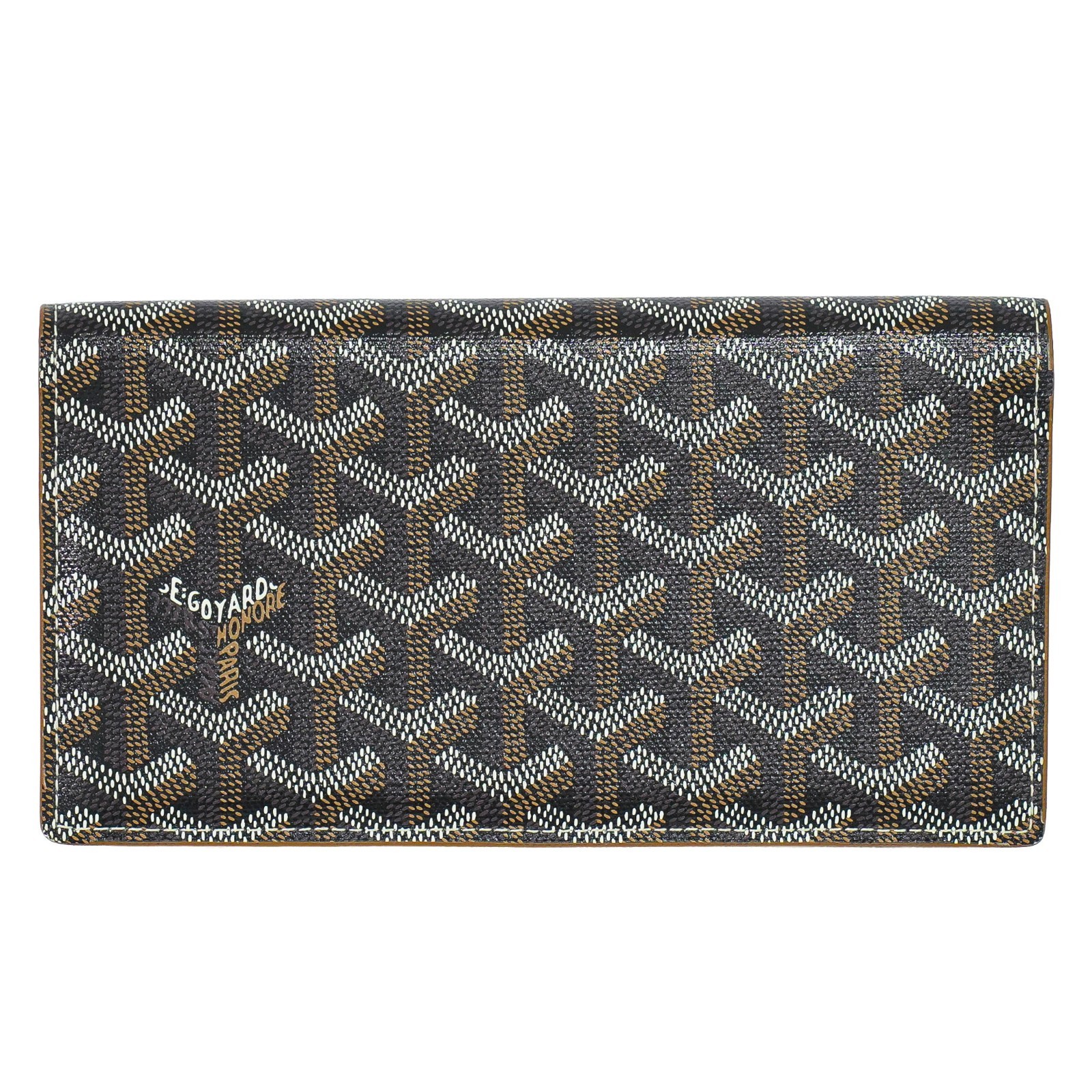 GOYARD Richelieu PVC Long Wallet Black