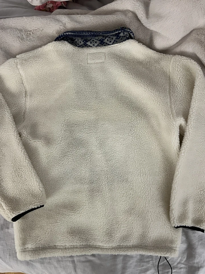 Rare Limited-Edition L.L.Bean Archive-Reissue Anorak Fleece 1992 in Cream. - Image 3 of 4