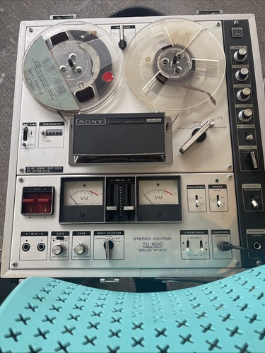 Sony Stereo Center Model TC-630 Reel to Reel 3 head Solid State PARTS