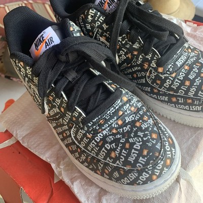 NIKE AIR FORCE 1 JDI PRM GS  AO3977-001 Shoes Youth Sz 7Y.