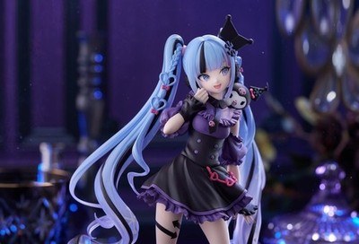 Snow Miku x Kuromi Trio-Try-iT Figure FuRyu Sanrio Hatsune Miku