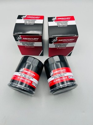 OEM Mercury 8M0065104/35-8M0162829 FourStroke Outboard Oil Filter 25-115HP-PACK2