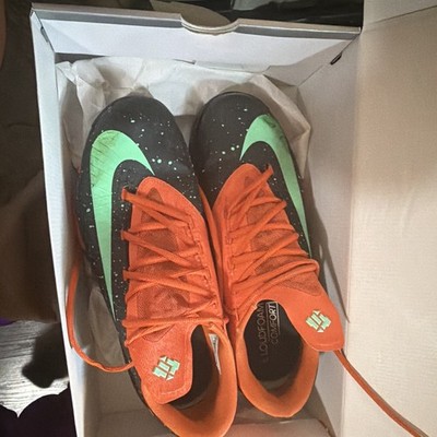 Nike KD 6 Texas Men s Low Top Basketball Sneakers Black/Green/Orange 599424-002