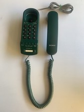 Sony Vintage IT-B5 Forest Green Push Button Phone