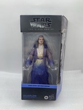 POOR BOX Star Wars Qui-Gon Jinn  Force Spirit  Black Series Figure - NEW ST