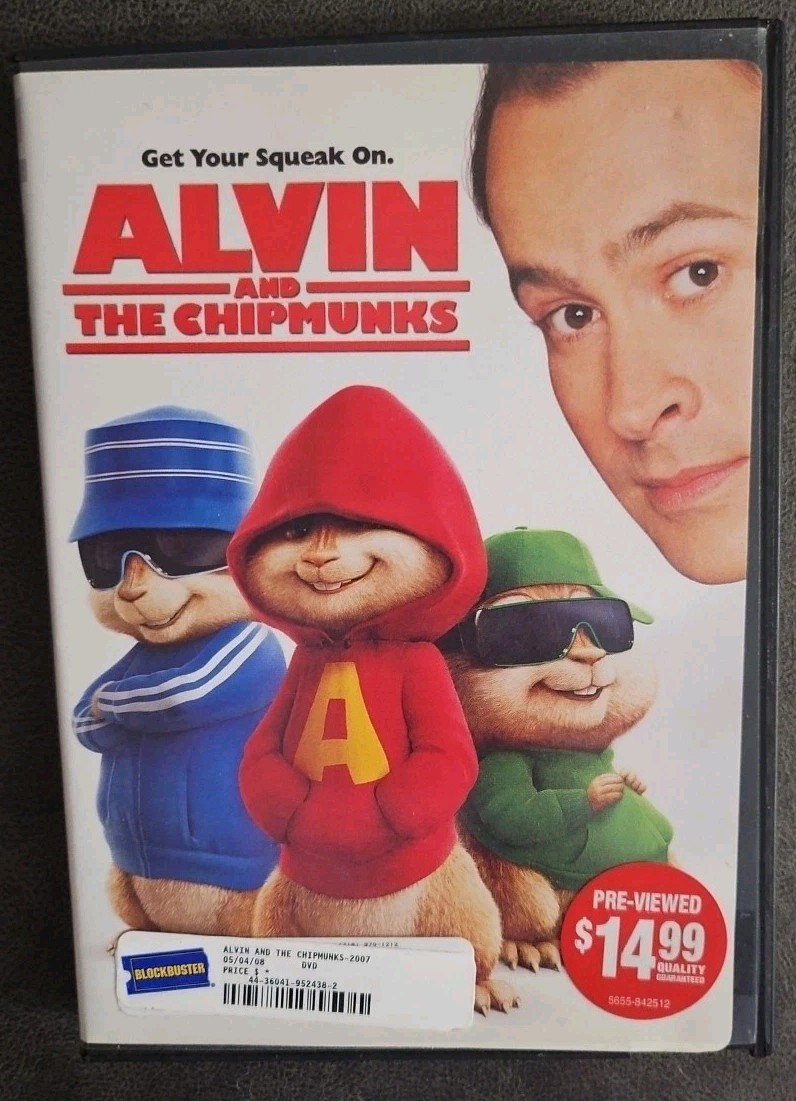 ALVIN AND THE CHIPMUNKS DVD 2007 ALVIN SIMON THEODORE