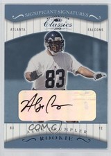 2001 Donruss Classics Rookie Significant Signatures Alge Crumpler #135 Auto 7i6