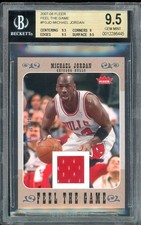 2007-08 Fleer Feel The Game #FGJO Michael Jordan BGS 9.5 GEM MINT