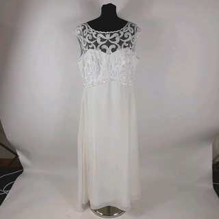 Size 16 Joanna Hope Wedding Dress Mesh Top Sequinned Mesh Top (#H1/21)