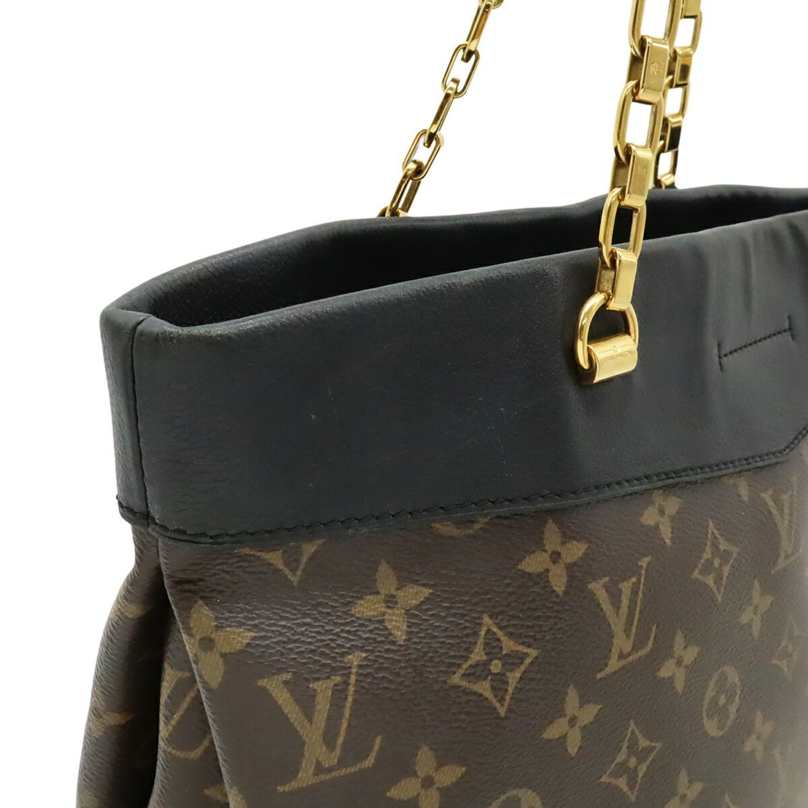 LOUIS VUITTON Louis Vuitton Monogram Pallas Shopper Tote Bag Chain... GZl1iqz4 image 6