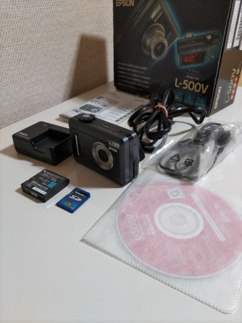 Good Condition] Rare EPSON L-500V Compact digital camera