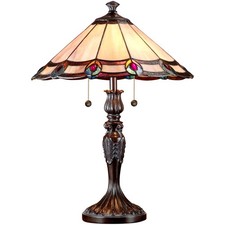 Dale Tiffany TT101081J Springdale Table Lamp Antique Bronze