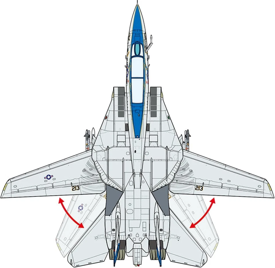 Tamiya [1/72 Grumman F-14D Tomcat] n. 95 PSL - Immagine 3 di 4
