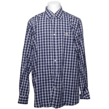 Royal Berkshire Polo Club, Hemd, Größe: 43/44, Blau/Weiß, Karo, Herren #8Fl