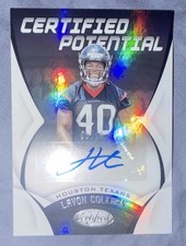 2018 Panini Certified Potential Signatures Lavon Coleman Auto #CPS-LC Texans