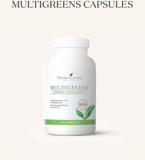 Young Living Essential Oil ~ Multigreens Supplement ~120 Capsules ~New ~ Sealed