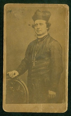 Antique, 028, 1860s, CDV, Carte de Visite Photo, Bishop David William Bacon