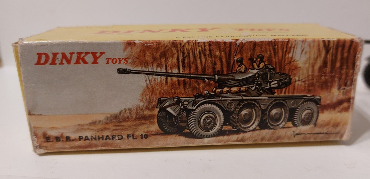 Dinky Toys France MILITAIRE CHAR EBR PANHARD FL 10 Réf 827