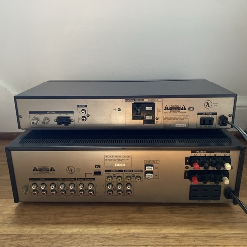 Amplificador estéreo integrado Sony TA-AX520 y sintonizador estéreo ST-JX520 con control remoto - Imagen 7 de 11
